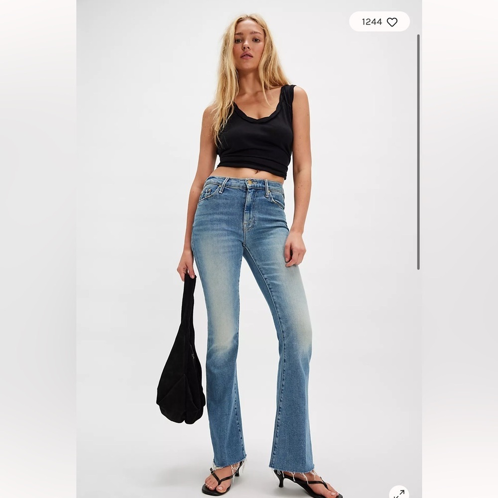 MOTHER. The weekender fray. Graffiti Girl size 27